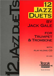 12 JAZZ DUETS TRPT/TROM W/CD P.O.D. cover